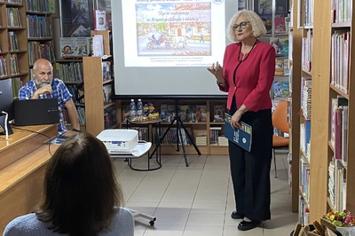 Krynickie Towarzystwo Fotograficzne w GBP w Chełmcu